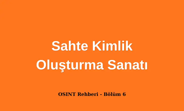 OSINT - Sock Puppet