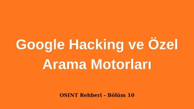 Google Hacking ve Özel Arama Motorları